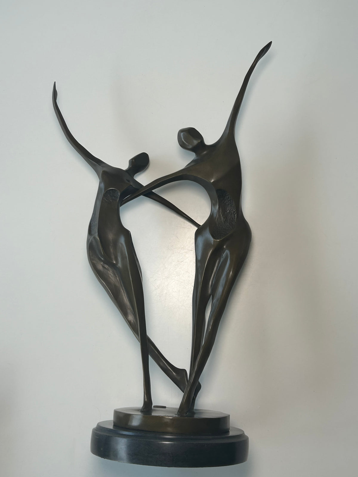 Milo A3055 bronzeskulptur af dansende par – 48 cm - billede 1