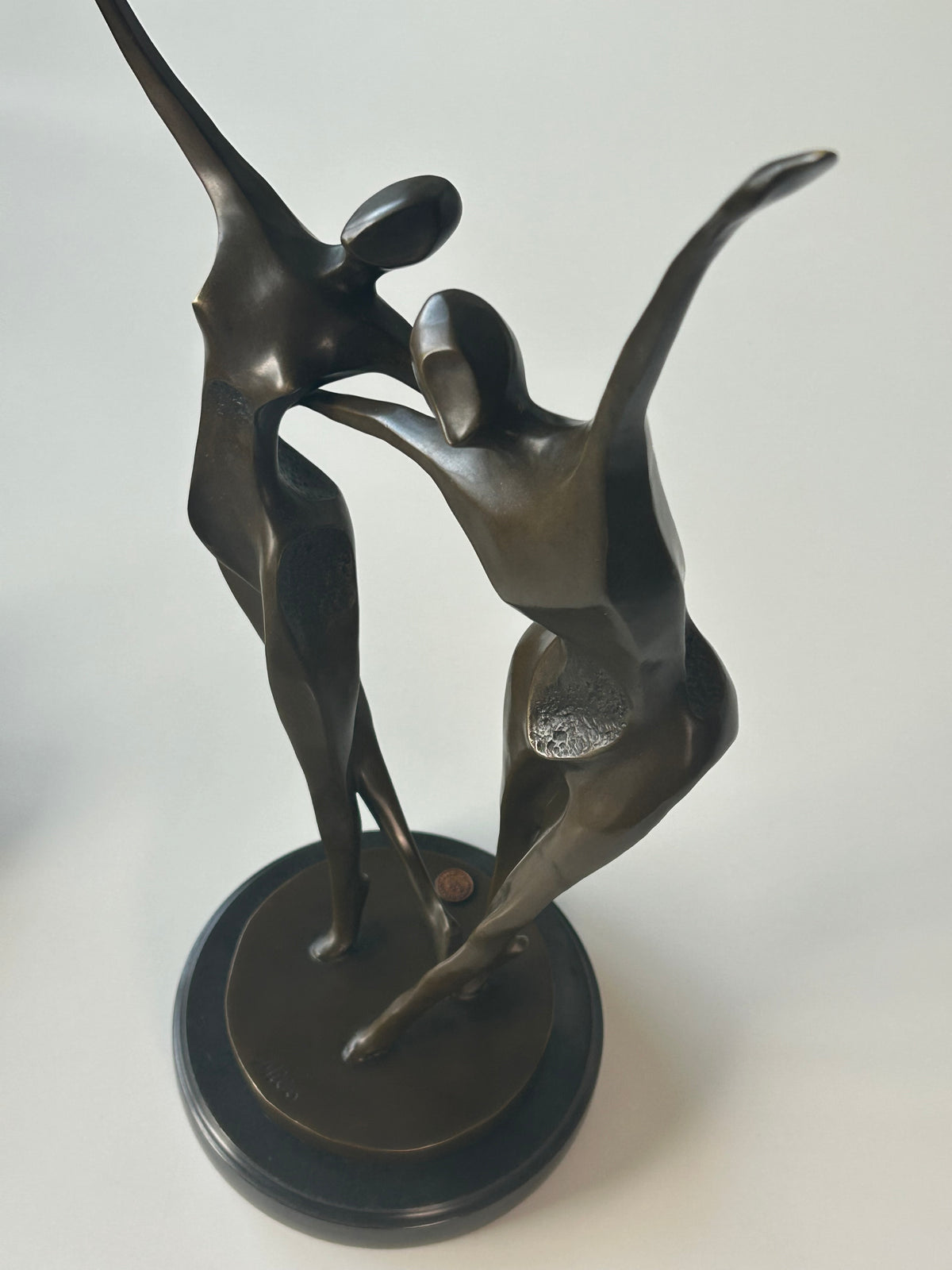 Milo A3055 bronzeskulptur af dansende par – 48 cm - billede 3