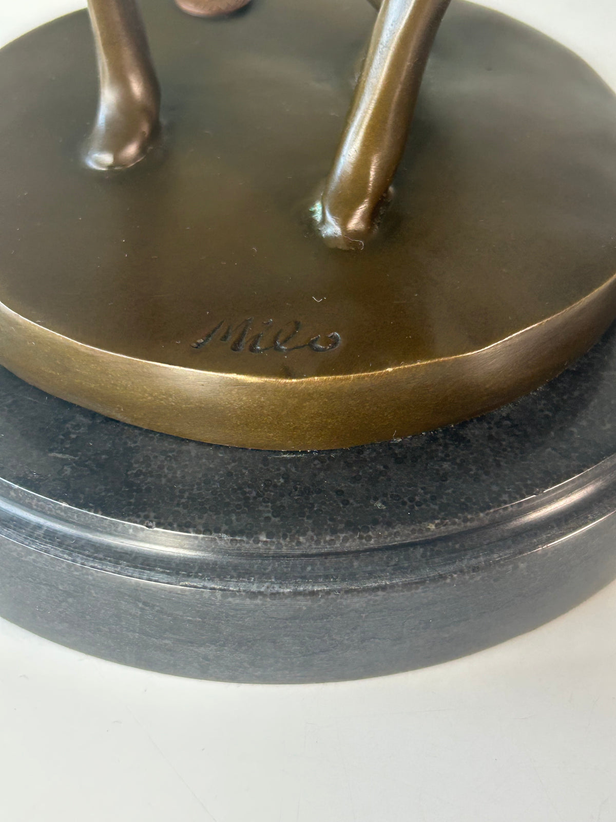 Milo A3055 bronzeskulptur af dansende par – 48 cm - billede 4