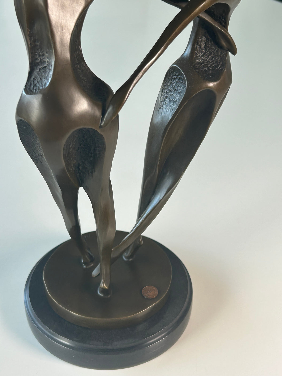 Milo A3055 bronzeskulptur af dansende par – 48 cm - billede 6
