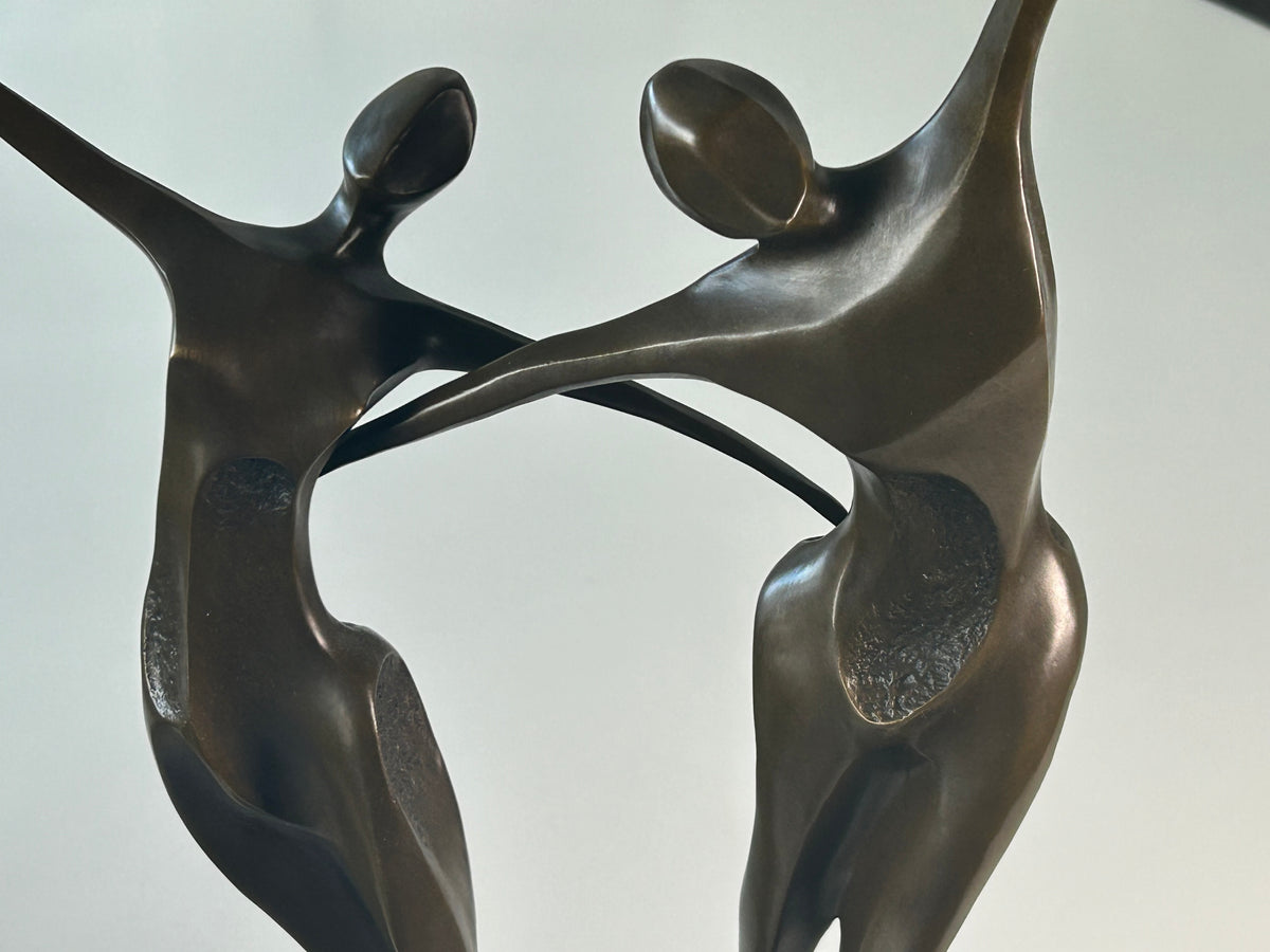 Milo A3055 bronzeskulptur af dansende par – 48 cm - billede 13