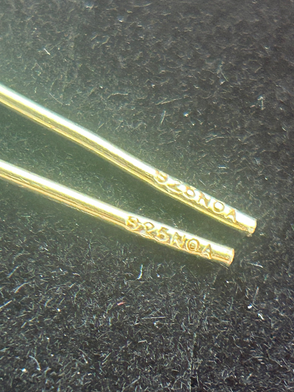 Nordahl Andersen lange kædeøreringe – forgyldt 925 sølv – 17 cm