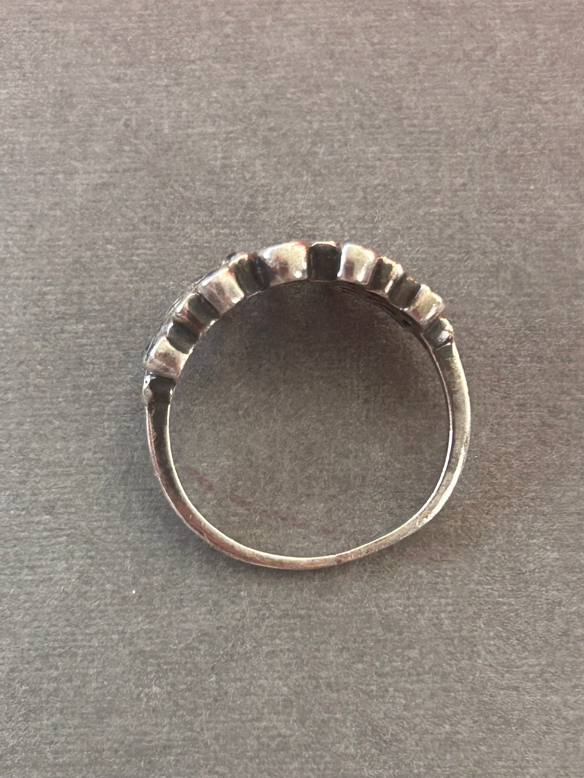 Dyrberg/Kern ring – 925 sterlingsølv med klare sten – str. 50