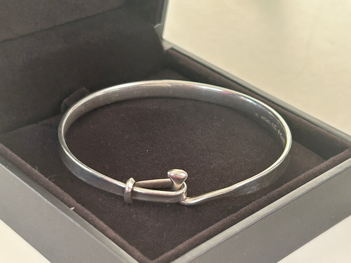 Georg Jensen Torun 204 armring – Vivianna Torun Bülow-Hübe – sterling sølv – str. M