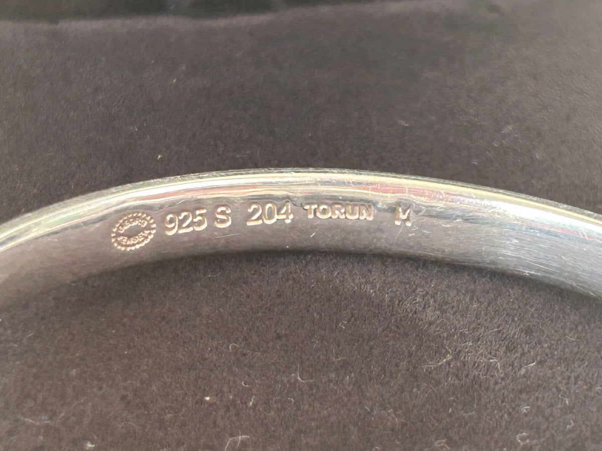 Georg Jensen Torun 204 armring – Vivianna Torun Bülow-Hübe – sterling sølv – str. M