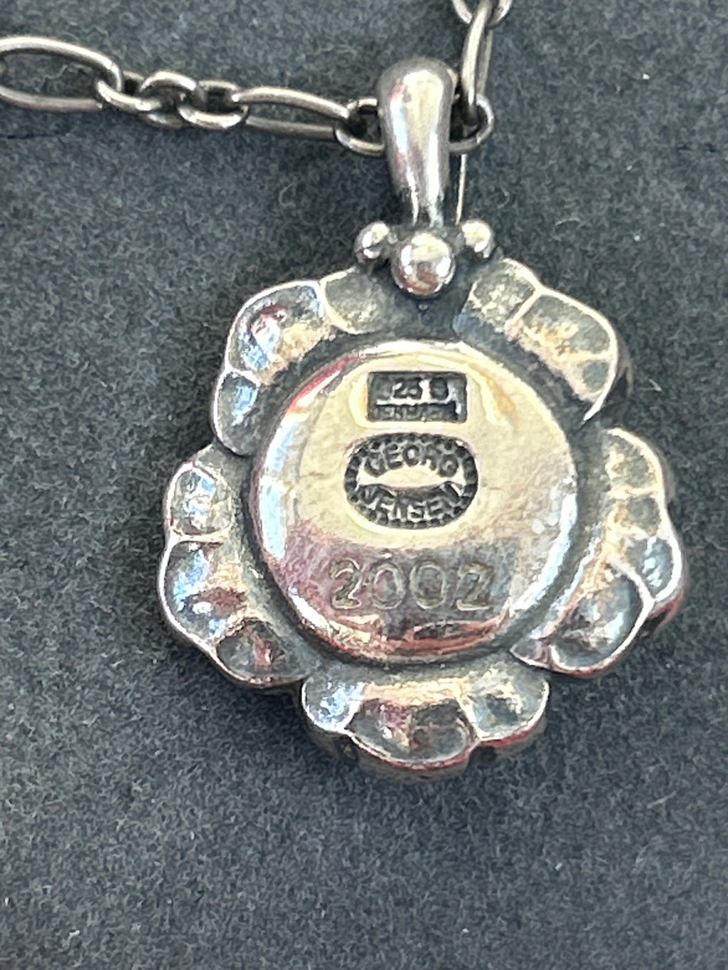 Georg Jensen Heritage årssmykke 2002 halskæde