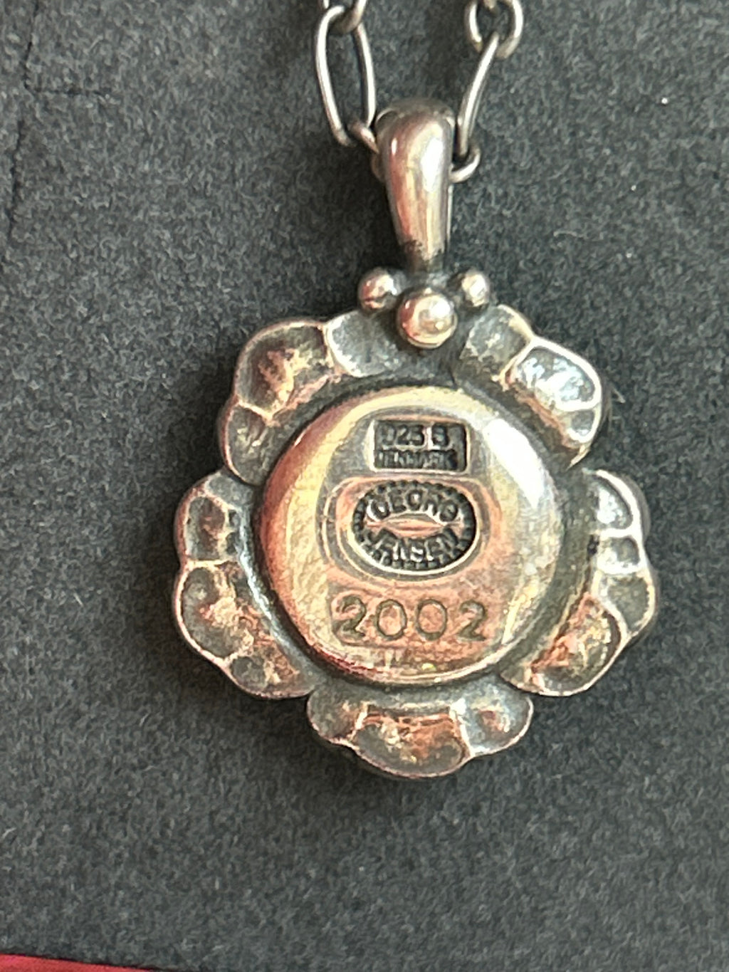 Georg Jensen Heritage årssmykke 2002 halskæde