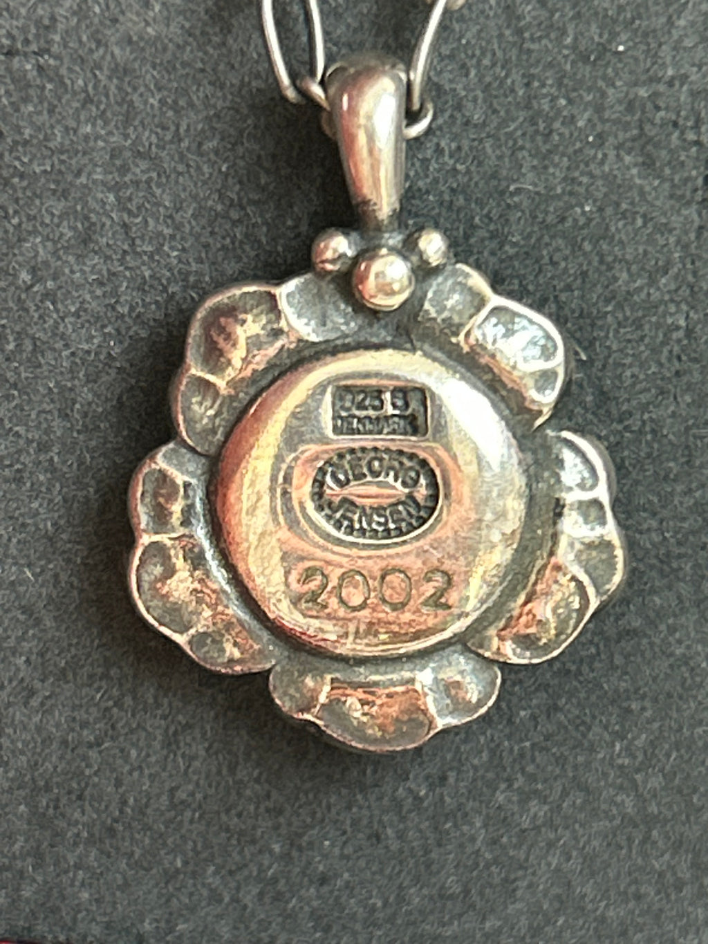 Georg Jensen Heritage årssmykke 2002 halskæde