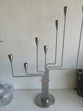 Piet Hein Karlsvognen stor syvarmet lysestage i rustfrit stål – 63 cm - billede 1