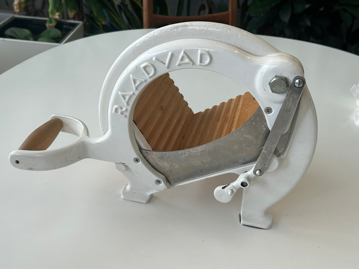 Raadvad brødskærer nr. 294 – hvid – original dansk vintage - billede 1