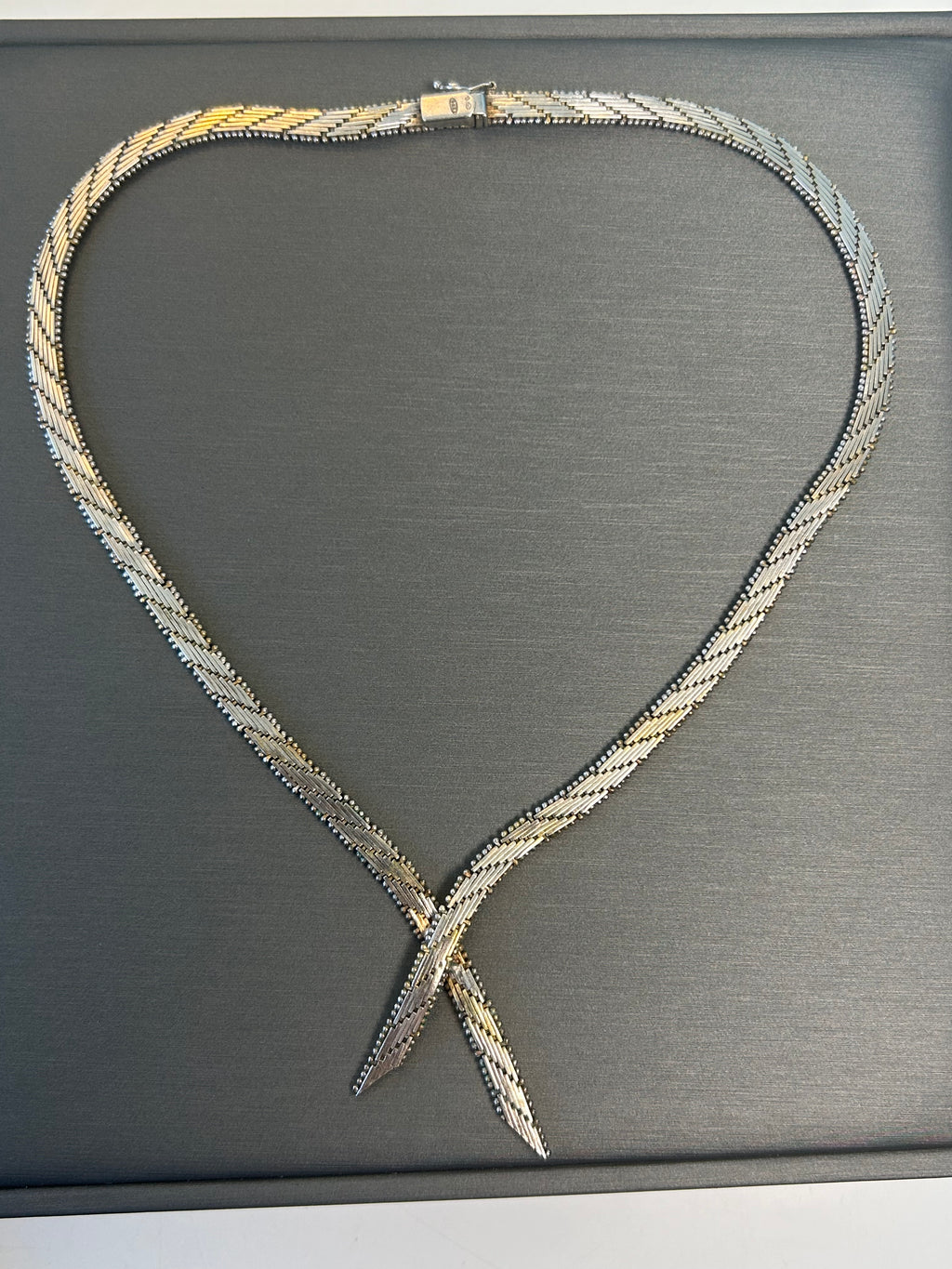 Nils Fröberg svensk sølvhalskæde – NF 925, ca. 40 cm