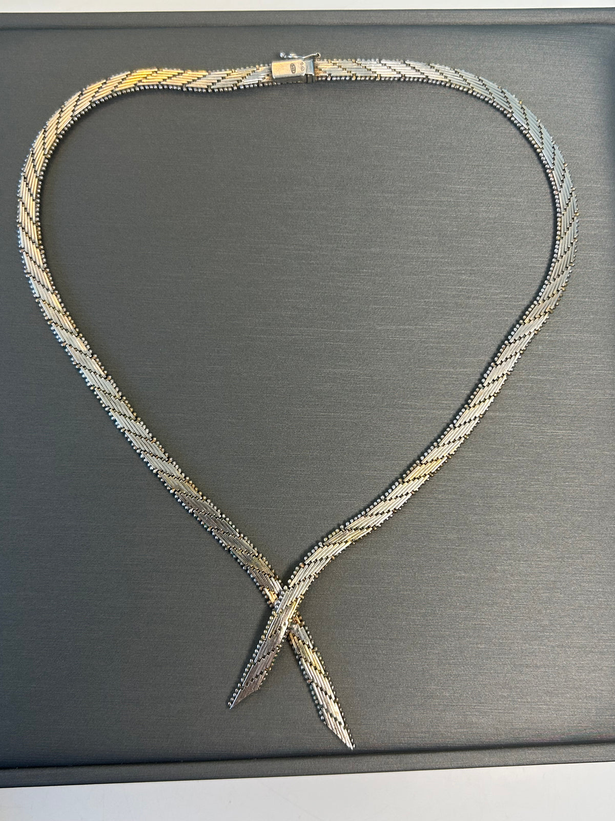Nils Fröberg svensk sølvhalskæde – NF 925, ca. 40 cm