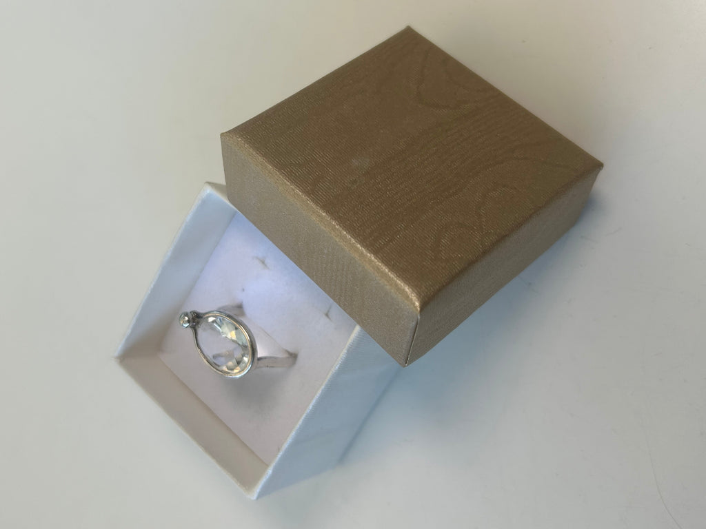 Georg Jensen Savannah ring med bjergkrystal – model 628, str. 54