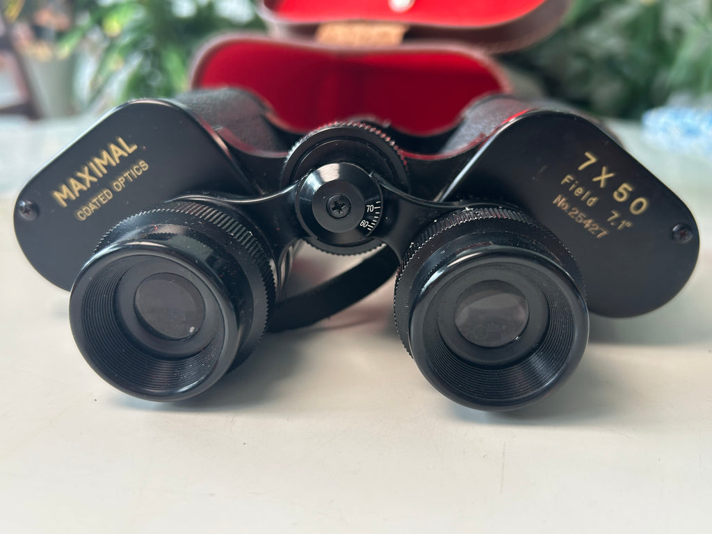 Vintage Maximal 7×50 kikkert – Coated Optics – Field 7,1° – med etui - billede 2