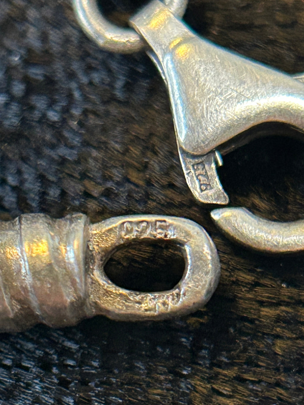 Pandora sølvarmbånd med 25 charms – ALE 925, 68 g