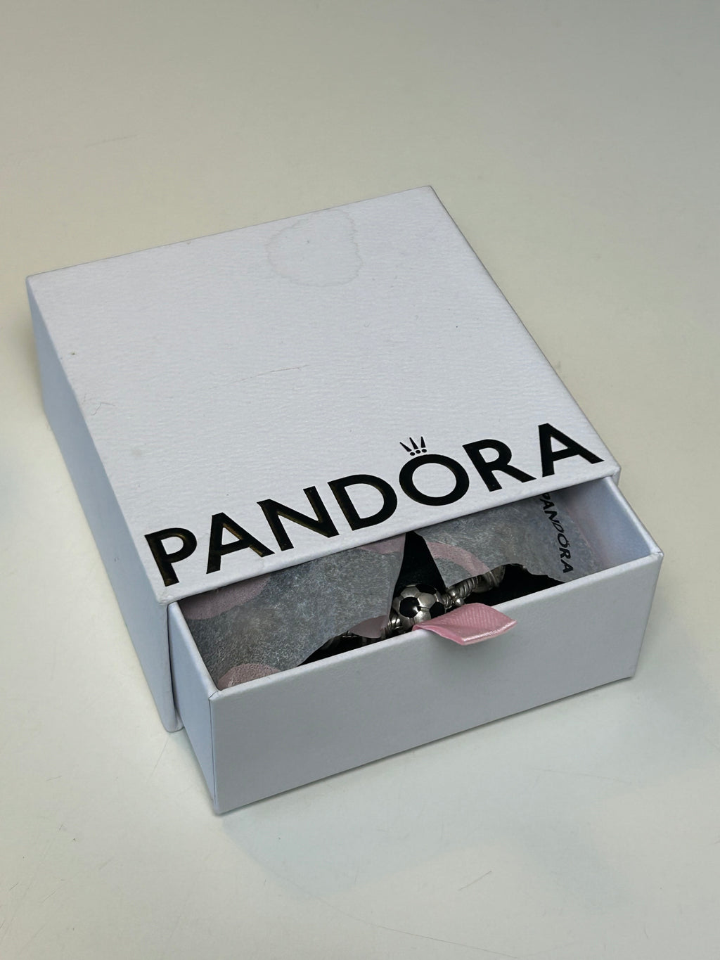 Pandora sølvarmbånd med 25 charms – ALE 925, 68 g