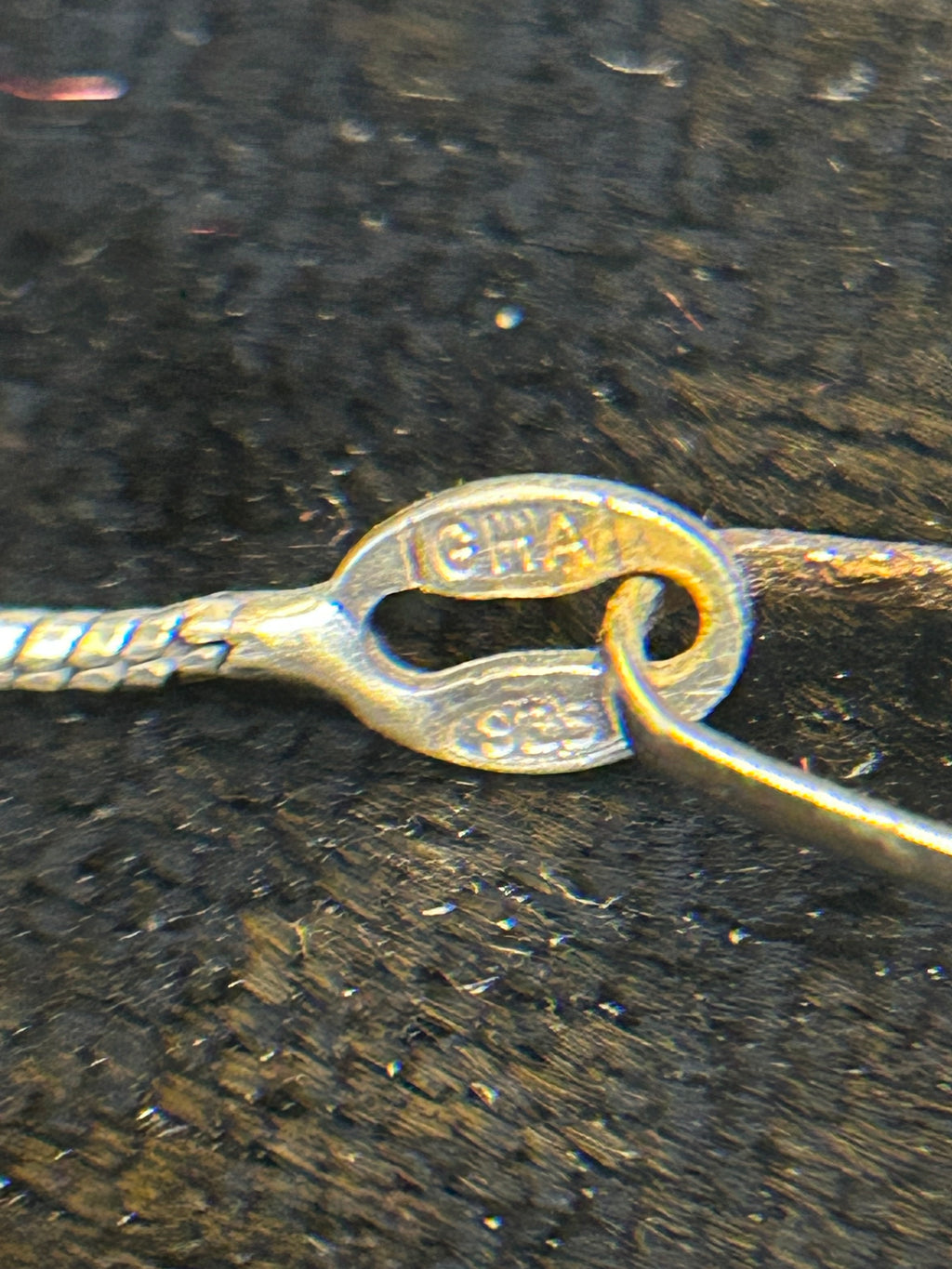 Sølvhalskæde med cirkelvedhæng – GHA 925S, 40 cm