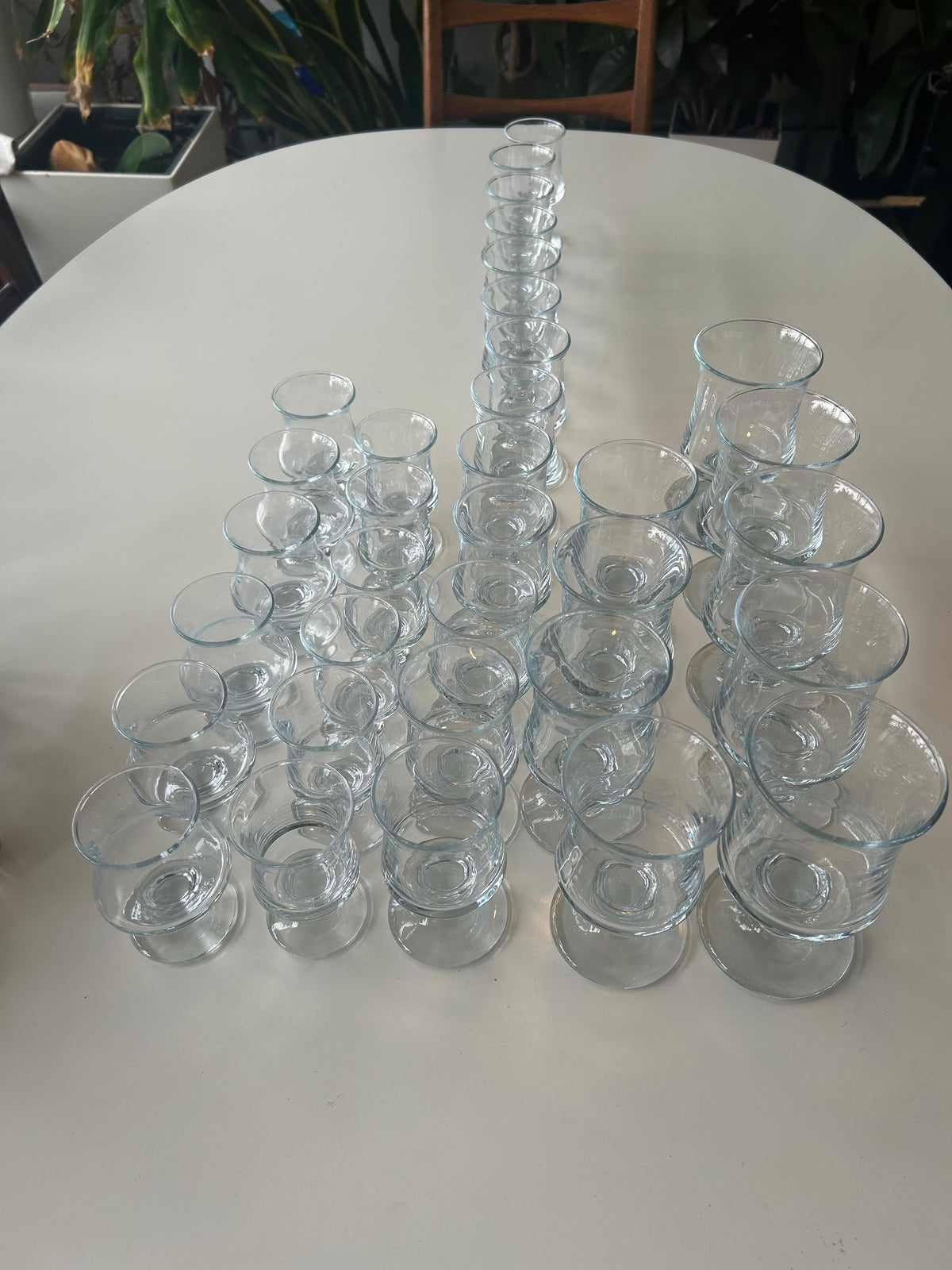 Holmegaard Skibsglas – 35 glas – Per Lütken – ældre blåtonet udgave - billede 1