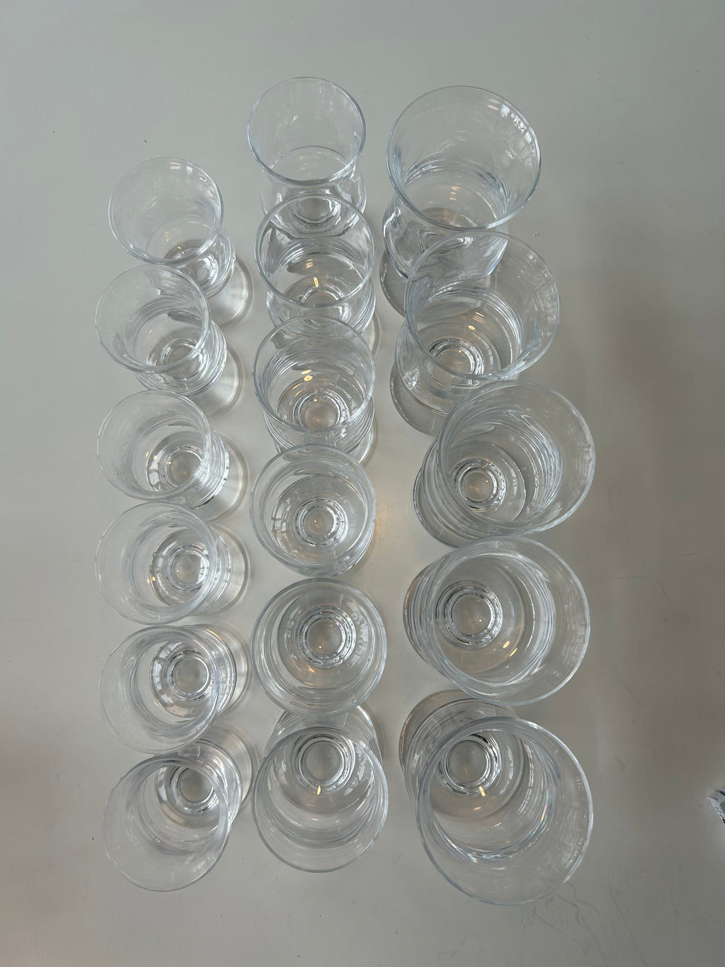 Holmegaard Skibsglas – 18 glas – 6 rødvin, 6 hvidvin og 6 portvin – Per Lütken - billede 5