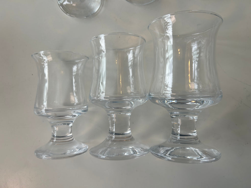 Holmegaard Skibsglas – 18 glas – 6 rødvin, 6 hvidvin og 6 portvin – Per Lütken - billede 8