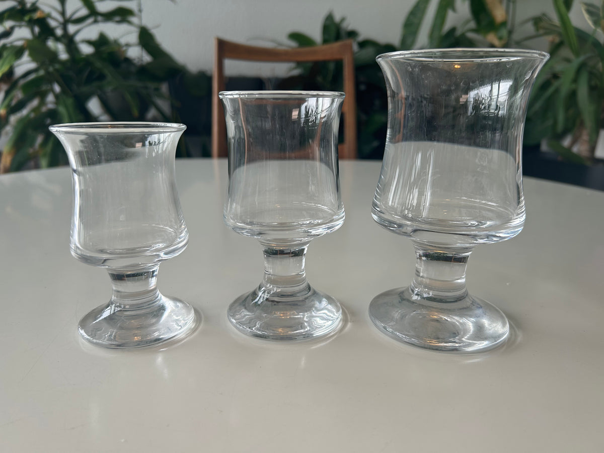 Holmegaard Skibsglas – 18 glas – 6 rødvin, 6 hvidvin og 6 portvin – Per Lütken - billede 19