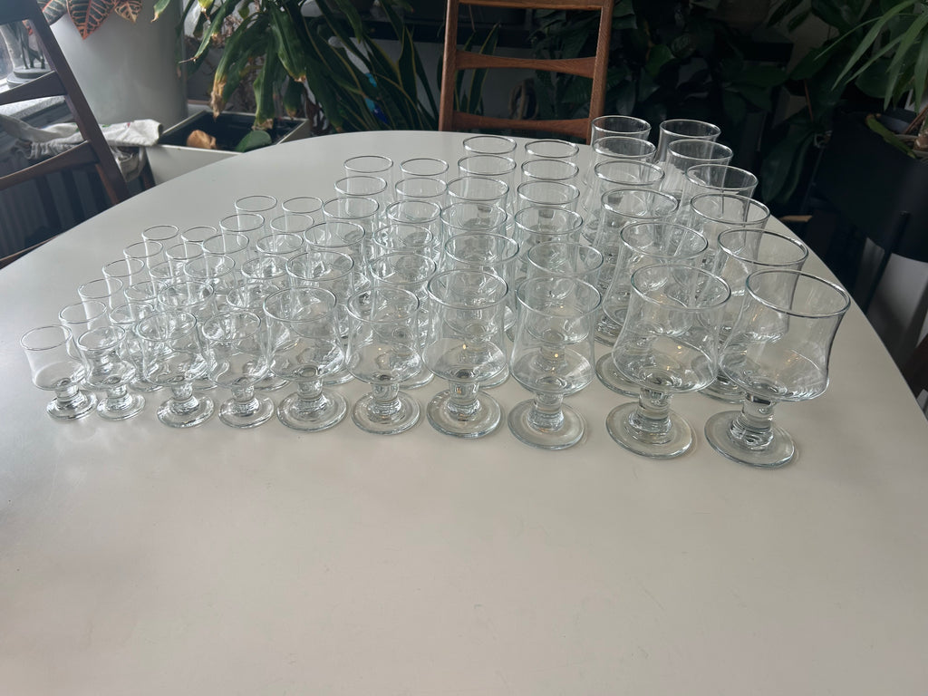 Hamlet glasstel til 12 personer – komplet sæt med 60 glas - billede 1