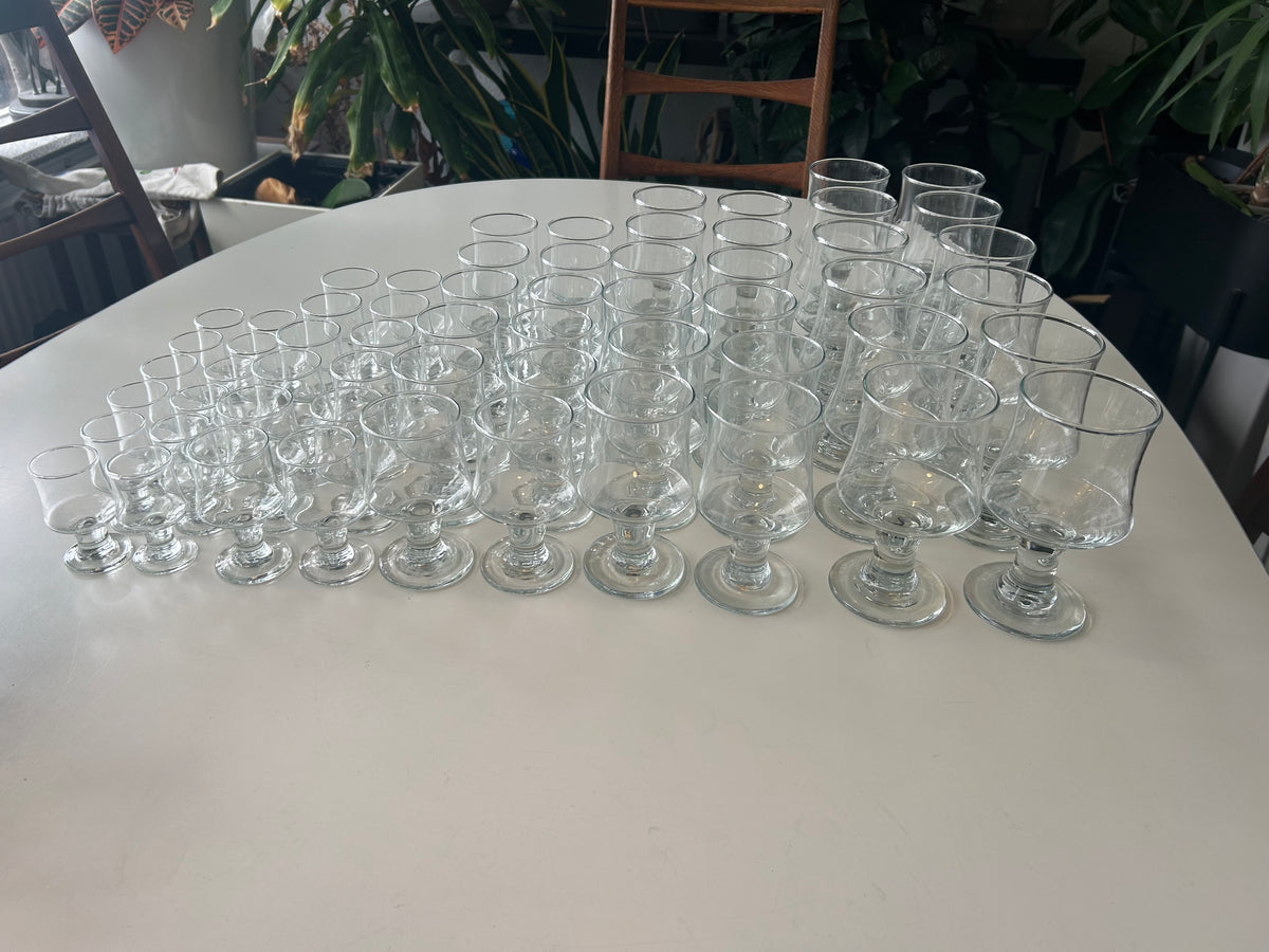 Hamlet glasstel til 12 personer – komplet sæt med 60 glas - billede 1