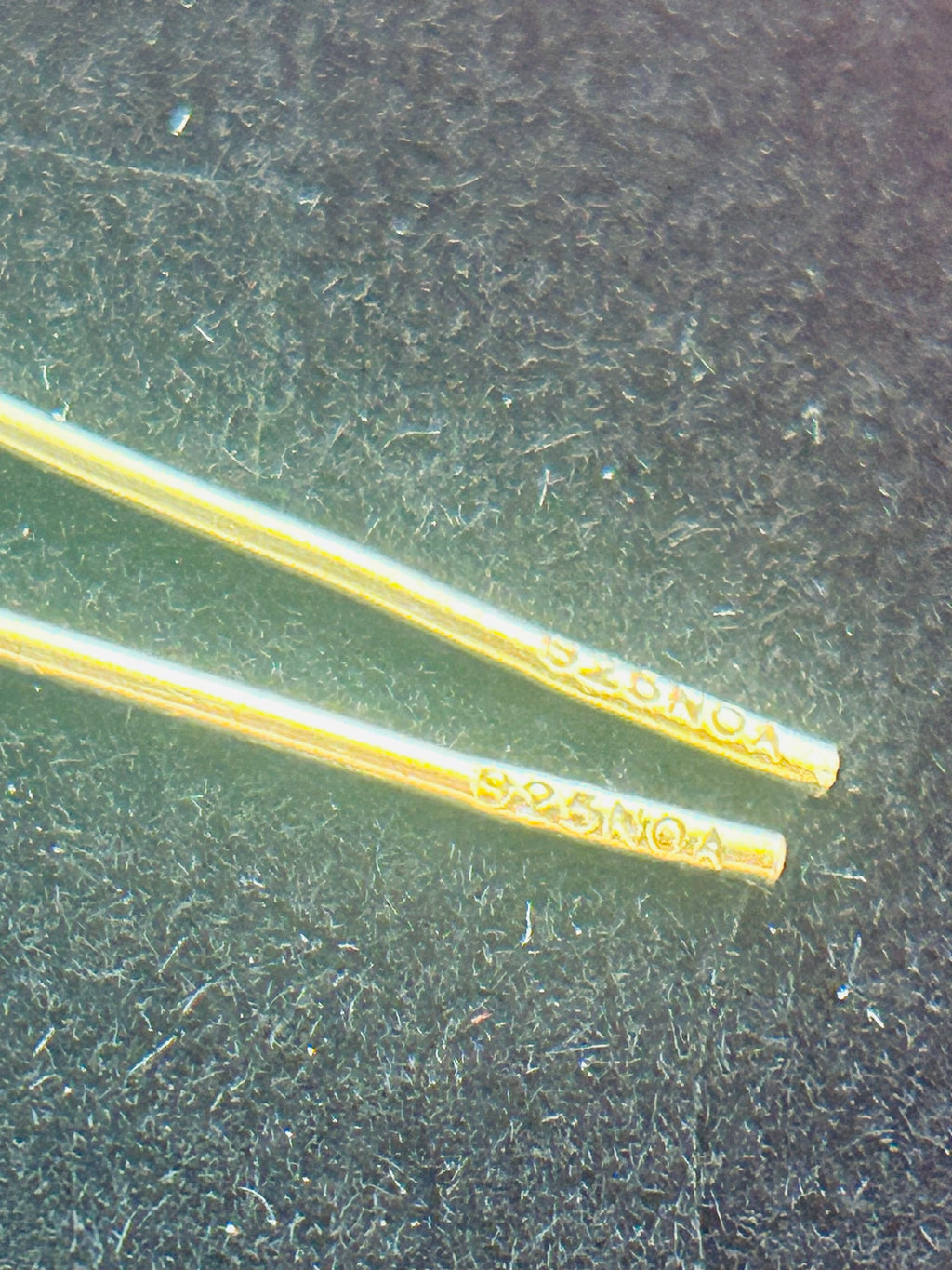 Nordahl Andersen lange kædeøreringe – forgyldt 925 sølv – 17 cm